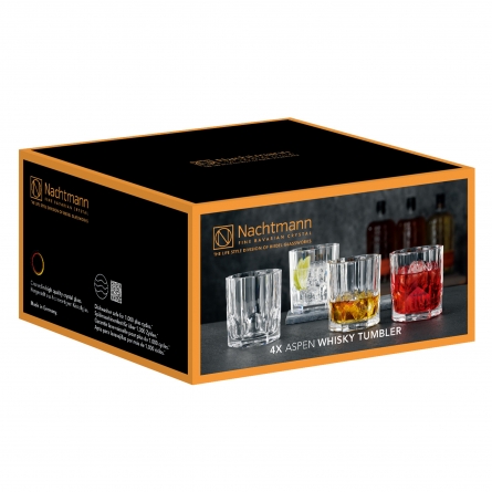 Aspen Whisky Glass 32cl, 4-pack