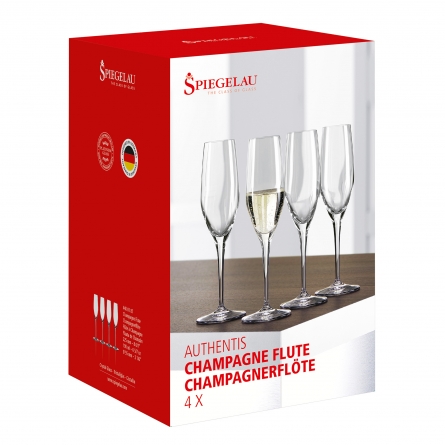 Authentis Champagne Glass 19cl 4-pack