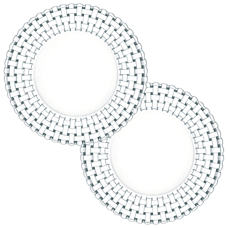 Bossa Nova Salad Plate 23cm, 2-pack