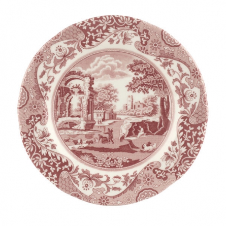 Cranberry Italian plate 20cm