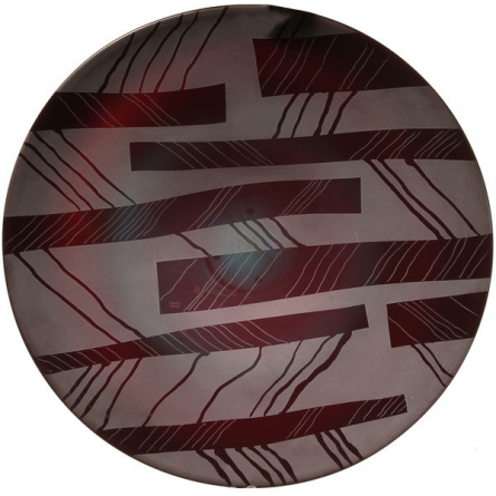 Dish engraved