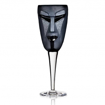 Kubik Wine Glass Black, 40cl