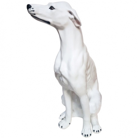 Vinthund Porslinsfigur 90cm