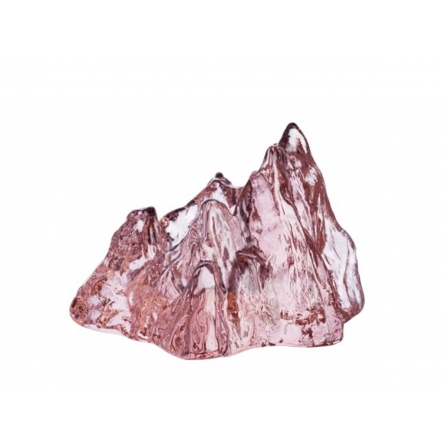 The Rock Tealight Holder, Pink