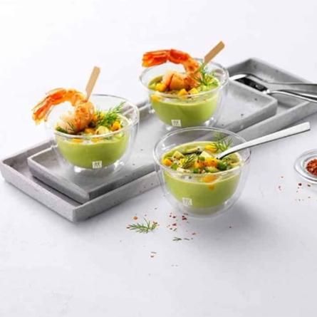 Sorrento appetizer glass bowls 3-pack