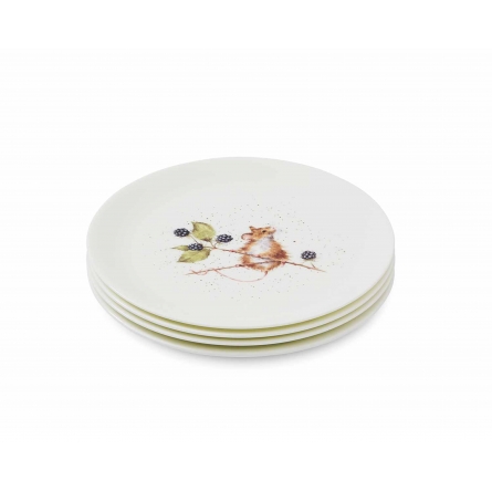 Tallrik Mus & Svart Vinbär, Ø 20cm