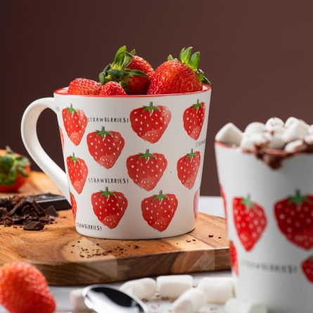 Strawberry mug 40cl