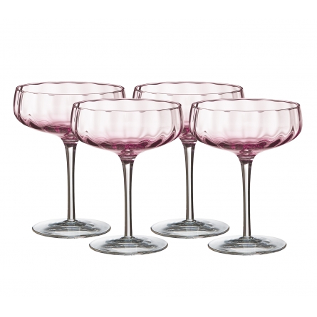 Søholm Sonja Cocktail Glass Raspberry 30cl, 4-pack