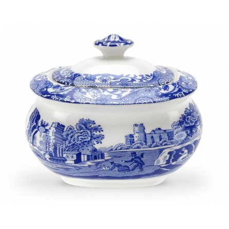 Blue Italian Sugar bowl 25cl