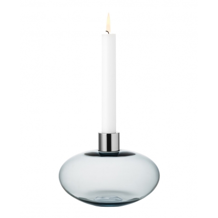 Pluto Candle Holder Bluish Grey