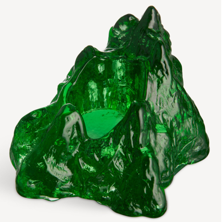 The Rock lyslanterne smaragdgrøn 9,1 cm