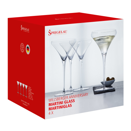 Willsberger Anniversary Martini Glass 26cl, 4-pack