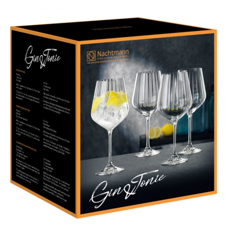 Gin & Tonic Glass Optic 64cl, 4-pack