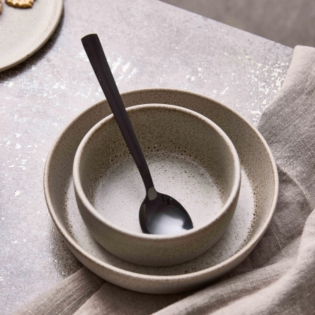 Raw Beige Sand Bowl, Ø 13,5cm