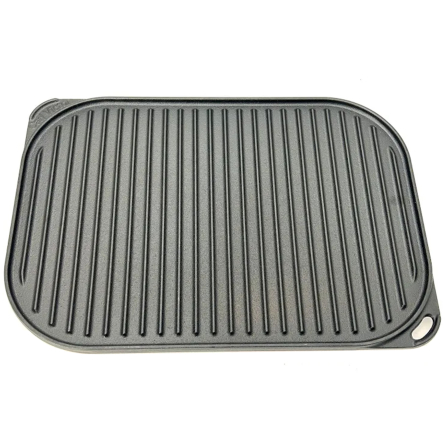 V&auml;ndbar Grill-/Stekplatta i Gjutj&auml;rn, 40x28cm