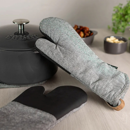 Home Grill Mitt Right Grey