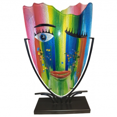 Glass Vase "Wink", H 47,5cm