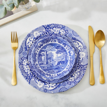 Blue Italian plate 27cm