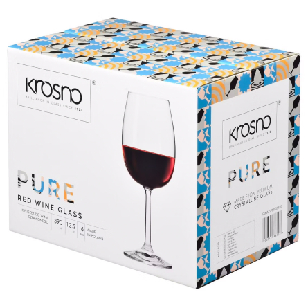 Pure R&ouml;dvinsglas 39cl, 6-pack