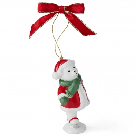 Christmas Tree Ornament Nallebjörn & Skridsko