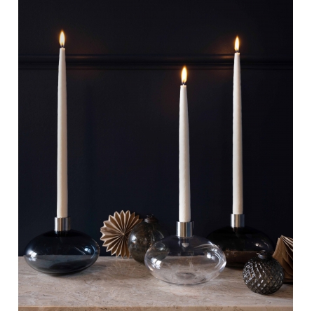 Pluto Candle Holder Bluish Grey