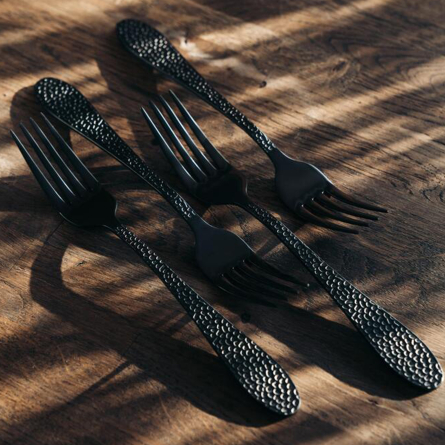 Frost Onyx bestick 16 delar svart