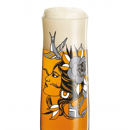 Ritzenhoff Beer Glass Tattoo, 2-pack