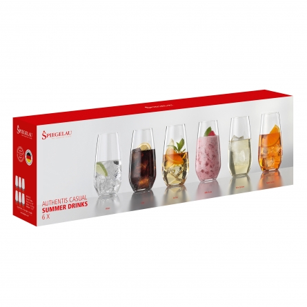 Authentis Casual Summer Drinks 55cl, 6-Pack