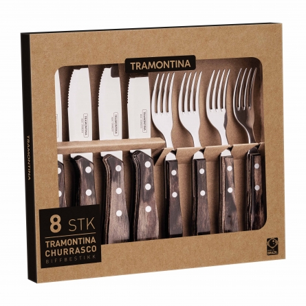 Tramontina Jumbo Grillbesteck, 8-pack