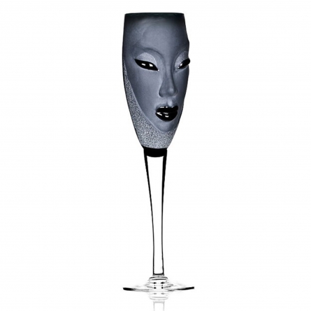 Electra Champagneglas Sort, 25cl