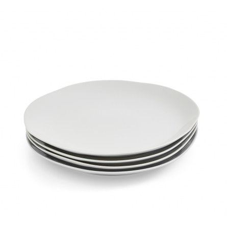 Arbor Grey Dinner Plate 28cm, 4-pack