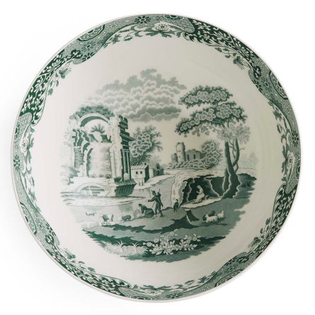 Heritage Green Italian Serveringsskål, Ø 27,5cm