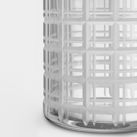 Cut in Number Vase Checkers, 33cm