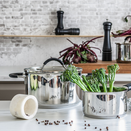 Stenfors Gryta med lock 5 L matt