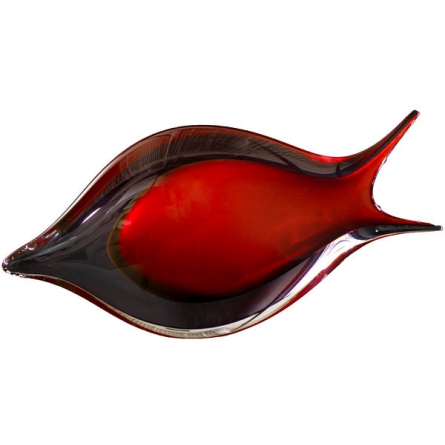 Fish Glitter Röd, Ø 35cm