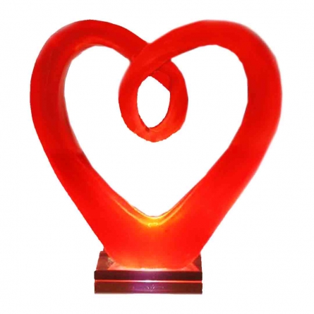 Hjärta Röd H 18,5cm