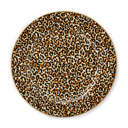 Creatures of Curiosity Tallrik Leopard, Ø 20,5cm