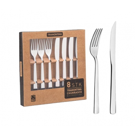 Churrasco Grillbesteck, 8-pack