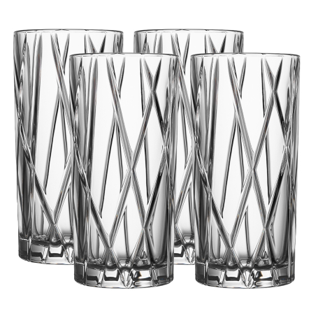 City Highball Glass 37cl, 4-pack