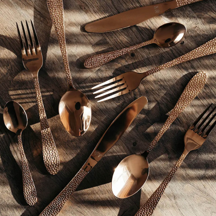 Frost Fenix bestickset 16 delar koppar