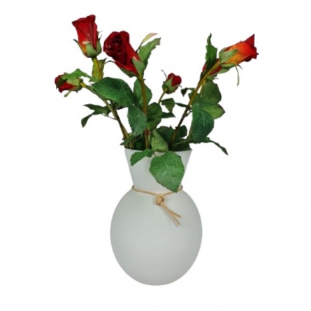 Baiser weiße Vase 25cm