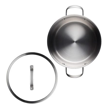 Stenfors Gryta med lock 5 L matt