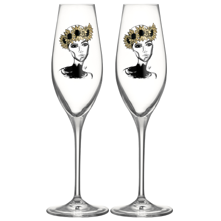 All About You Champagne Glass Let