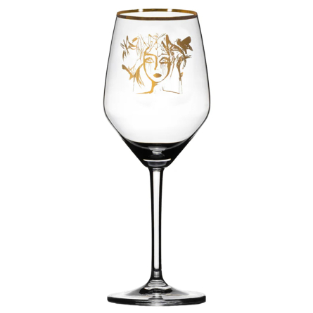 Slice of Life Gold Rosé/White Wine Glass, 40cl