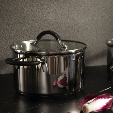 Stenfors Gryta med lock 5 L matt