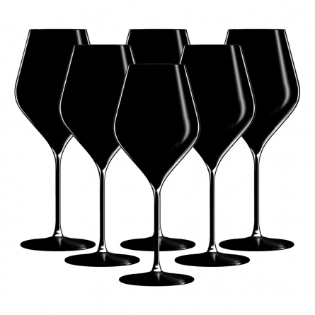 Absolus Wine Glass Black 46cl, 6-pack