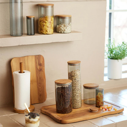 Raw Teak Schneidebrett, 45 x 33 cm