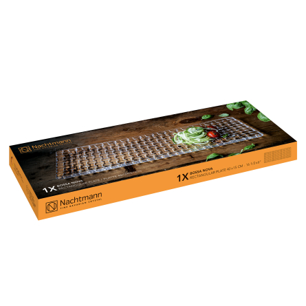 Bossa Nova Rectangular Plate 42 x 15cm