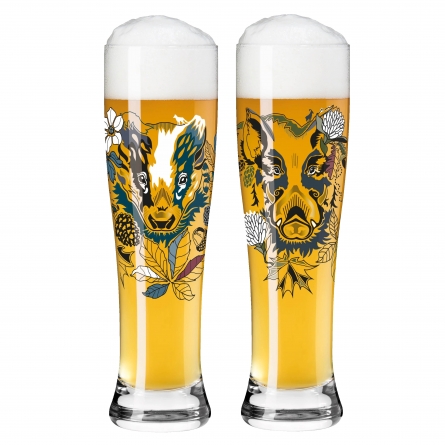 Brauchzeit Wheat Beer Glass 65cl, NO:7 & 8