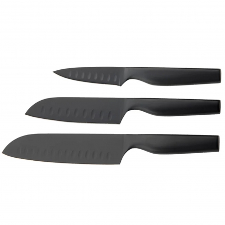 Sukai Knife Set Black, 3 pieces